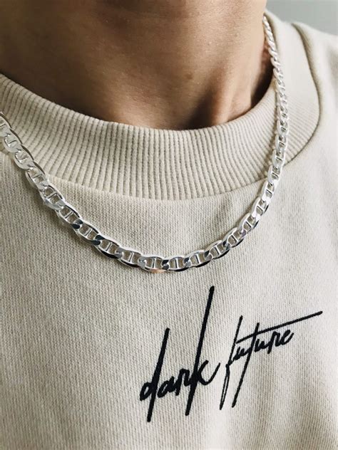 Dior men's silver jewelry